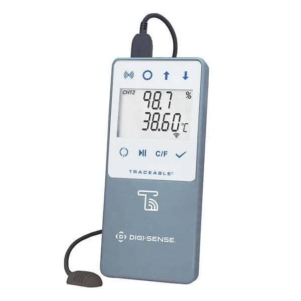 Temp/Humidity Data Logger w/Wireless Cap